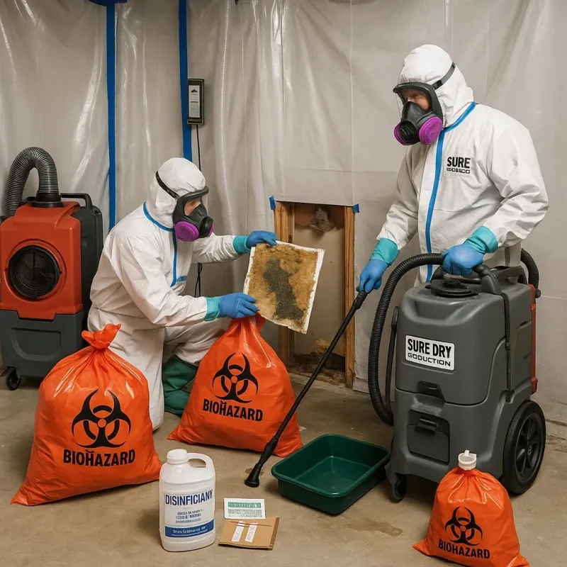 Contaminated Water Handling Protocols process in Rendon, TX